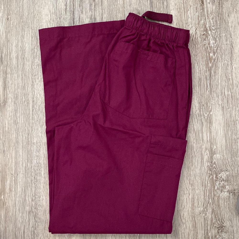 Magenta Scrub Pants